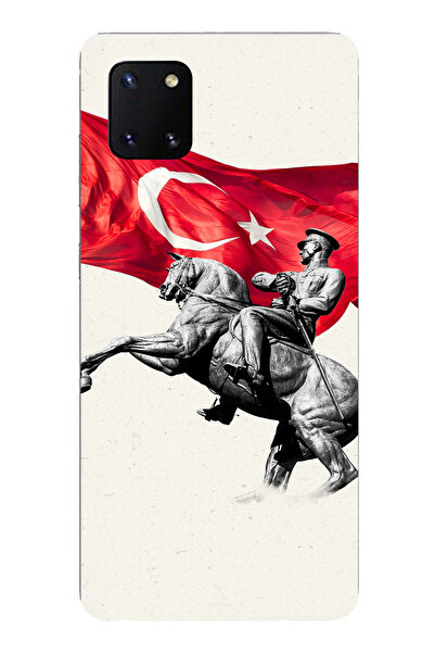 TechTree حافظة سيليكون متوافقة مع هاتف سامسونج جالاكسي نوت 10 لايت بتفاصيل تذ...