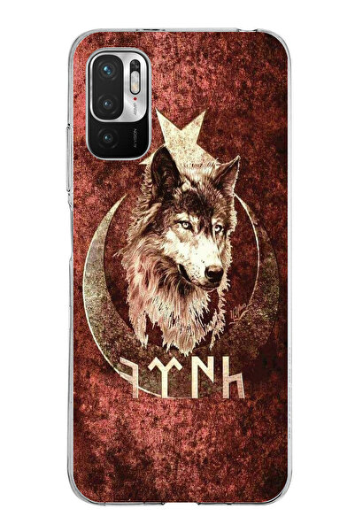 TechTree حافظة سيليكون مطبوع متوافقة مع هاتف Redmi Note 10 5G مع نمط جوك تركي...