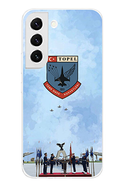 TechTree حافظة سيليكون متوافقة مع هاتف سامسونج جالاكسي S22 من القوات الجوية ا...