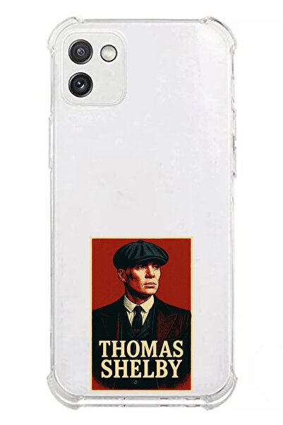 TechTree حافظة سيليكون متوافقة مع هاتف سامسونج جالاكسي A03 من توماس شيلبي مطبوع