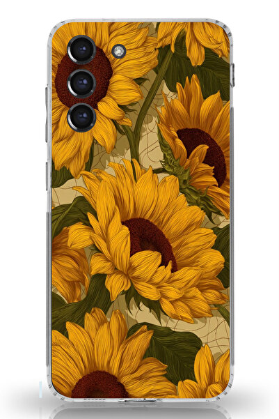 TechTree حافظة سيليكون متوافقة مع هاتف سامسونج جالاكسي S21 FE باللون الأصفر ا...