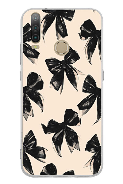 TechTree حافظة سيليكون متوافقة مع جهاز جنرال موبايل GM 10 باللون الأسود مطبوع