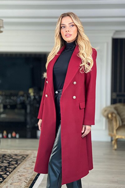 Rain and River معطف بليزر طويل بحجم كبير