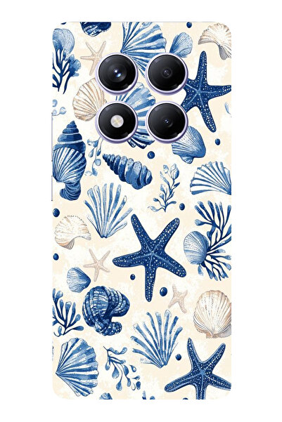 TechTree حافظة سيليكون مطبوع متوافقة مع هاتف Redmi Note 14 PRO PLUS بنمط صدفة...