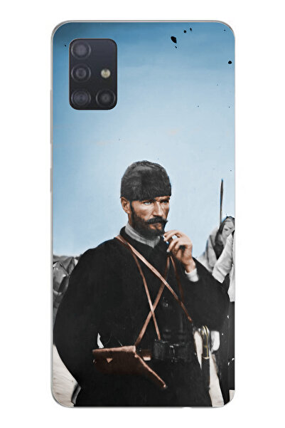 TechTree حافظة سيليكون متوافقة مع هاتف سامسونج جالاكسي A51 من أتاتورك سيهيفيد...