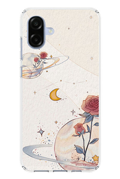 TechTree حافظة سيليكون متوافقة مع هاتف سامسونج جالاكسي A07، بتصميم كوكب ونجمة...