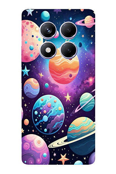 TechTree حافظة سيليكون مطبوع متوافقة مع هاتف Redmi Note 14 PRO PLUS بنمط الفض...