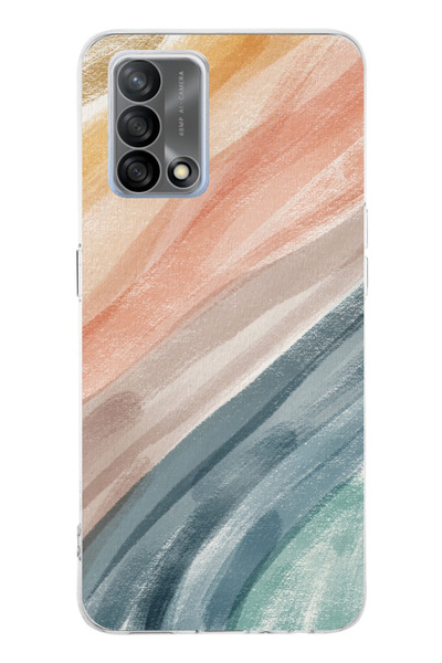 TechTree حافظة سيليكون متوافقة مع OPPO A74 مطبوع