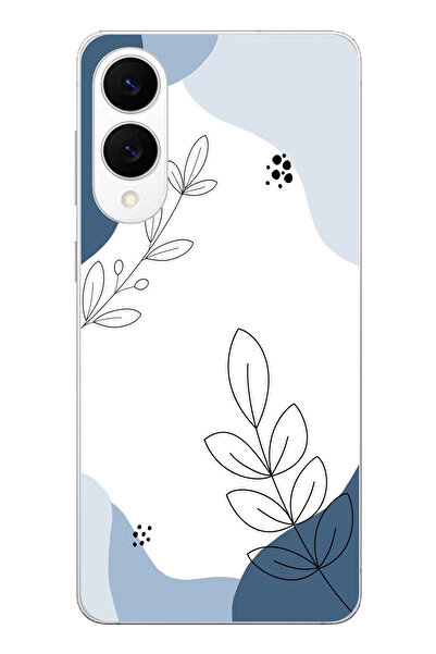 TechTree حافظة سيليكون متوافقة مع هاتف سامسونج جالاكسي S25 إيدج باللون الأزرق...