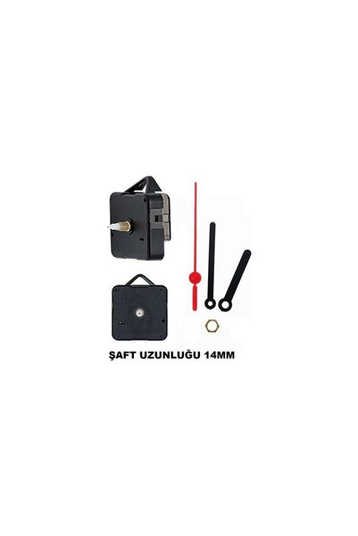 Aypaş 5 ADET-Aypaş Kılasik Duvar Saati Mekanizması 14MM-Sessiz Akar Saniye As...