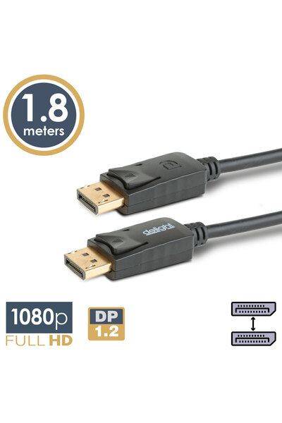Alista Home Καλώδιο DisplayPort για DisplayPort - 1.2 - FullHD 1080p + MST - 1.8 m