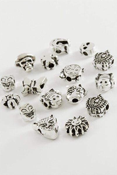 ZERO LAND 1612712749 Mixed Bracelet Spacer 50 (221227) Gram-Silver Color