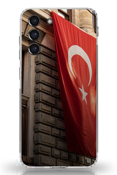 TechTree حافظة سيليكون متوافقة مع هاتف سامسونج جالاكسي S21 FE بتصميم العلم ال...