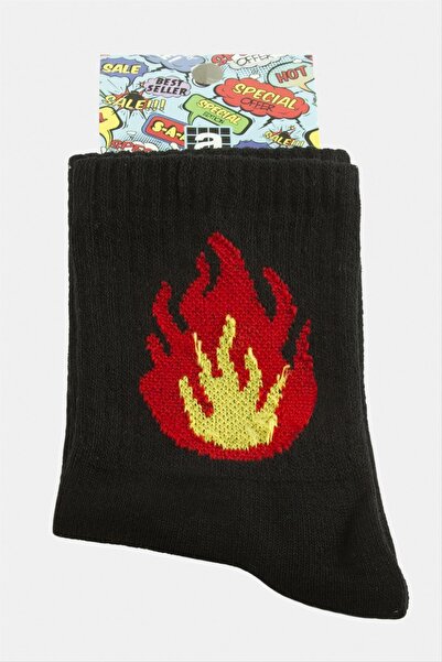 ZERO LAND 1610536749 Ateş Kolej (223605) Κάλτσες 8X28-Μαύρες