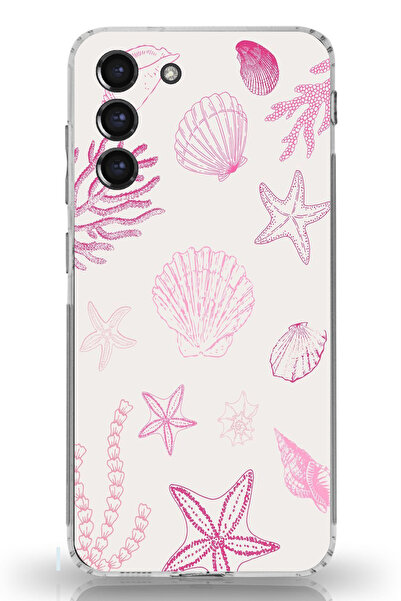 TechTree حافظة سيليكون متوافقة مع هاتف سامسونج جالاكسي S21 FE باللون الوردي و...