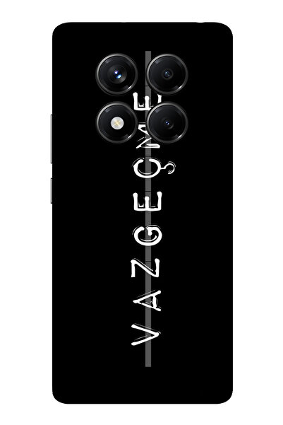 TechTree جراب سيليكون مطبوع متوافق مع هاتف Redmi Note 14 PRO 5G مع كتابة 'لا ...