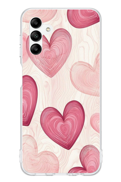 TechTree حافظة سيليكون متوافقة مع هاتف سامسونج جالاكسي A04s باللون الوردي الخ...