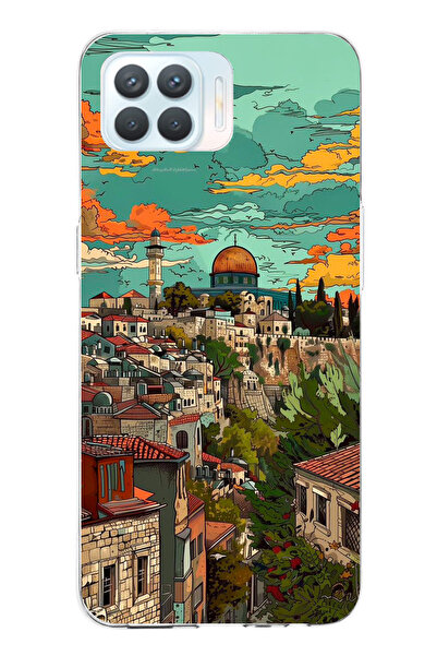 TechTree حافظة سيليكون متوافقة مع هاتف OPPO Reno 4 Lite من فلسطين الحرة وقبة ...