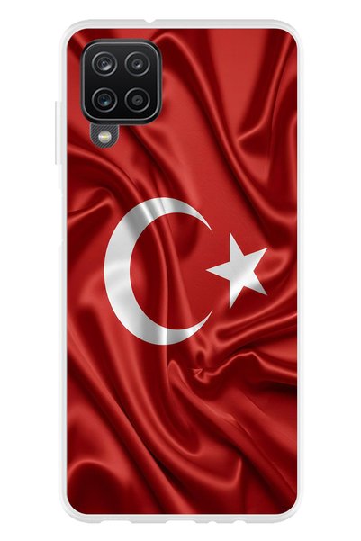 TechTree Samsung Galaxy A22-M22-M32 Compatible Turkish Flag Printed Silicone ...