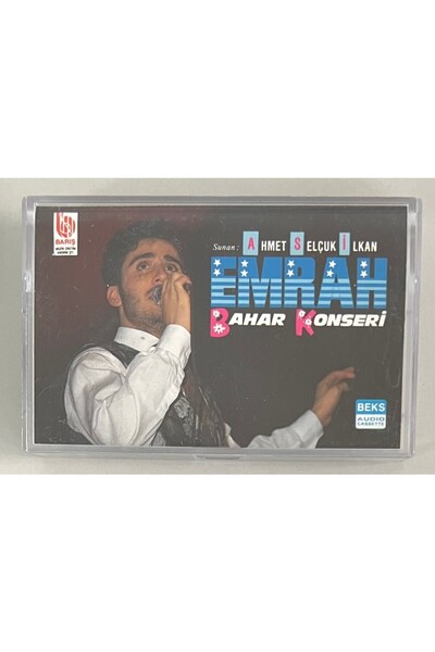 Barış Müzik كاسيت الحفلة الموسيقية Emrah Bahar (كاسيت طبعة الفترة الأصلية)