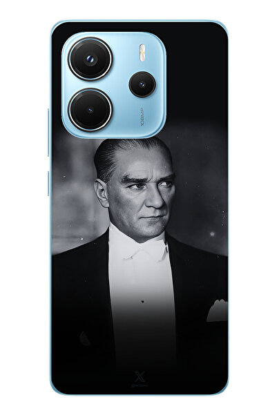 TechTree Redmi Note 14 4G متوافق مع الأناقة والنبل: حافظة سيليكون مطبوع من طر...