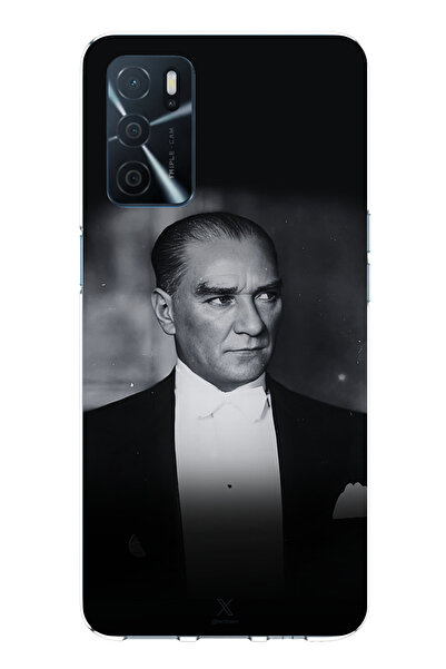 TechTree أناقة ورقيّة متوافقة مع هاتف أوبو A16: حافظة سيليكون مطبوع بتصميم أت...