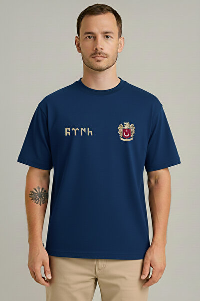 Let's Wear Göktürkçe TÜRK Yazılı Bozkurt Sembolü TÜRKİYE ve TÜRK Bayrağı Kurt...