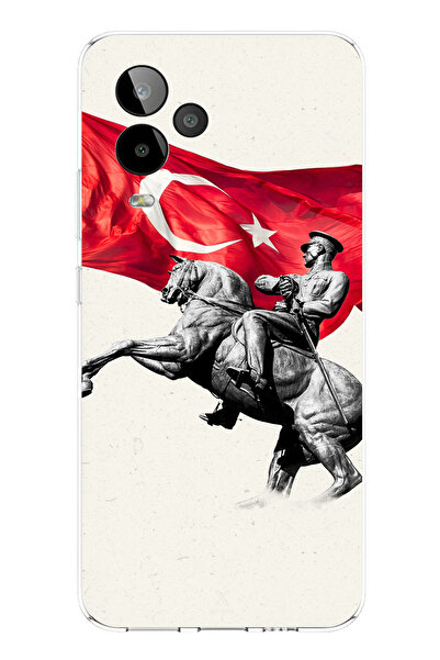 TechTree جراب سيليكون من جينرال موبايل GM 24 PRO متوافق مع هونر أتاتورك مطبوع