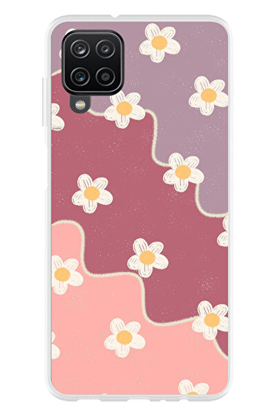 TechTree حافظة سيليكون متوافقة مع هاتف سامسونج جالاكسي A22-M22-M32 بلون الورد...