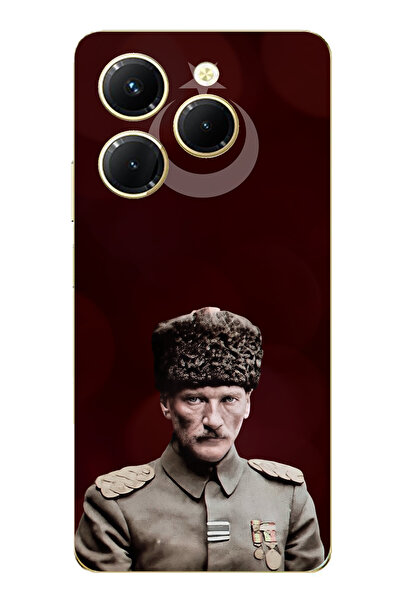 TechTree حافظة سيليكون متوافقة مع هاتف Infinix Hot 40-40 PRO وYay Yıldız وBas...