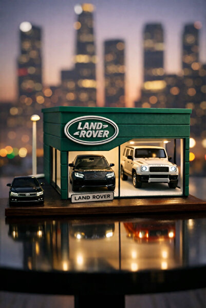 Forge Triverse Land Rover Diorama Showroom Özelleştirilebilir Maket (Arabalar...