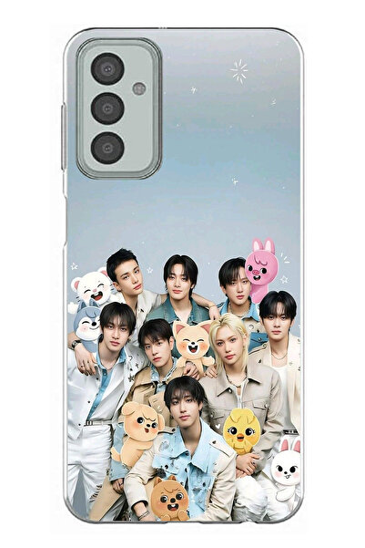 TechTree حافظة سيليكون مطبوع متوافقة مع سامسونج جالاكسي M13-M23 بتصميم فرقة ك...