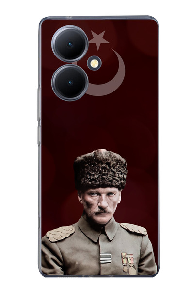 TechTree حافظة سيليكون متوافقة مع هاتف Vivo V29 Lite 5G Moon Star ورئيس الأرك...