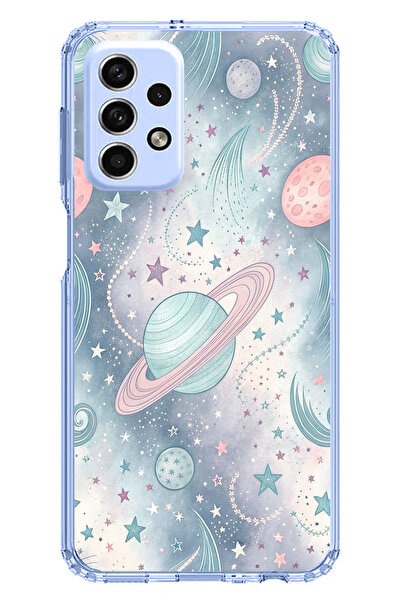 TechTree حافظة سيليكون ناعمة ملونة متوافقة مع هاتف سامسونج جالاكسي A33 مطبوع