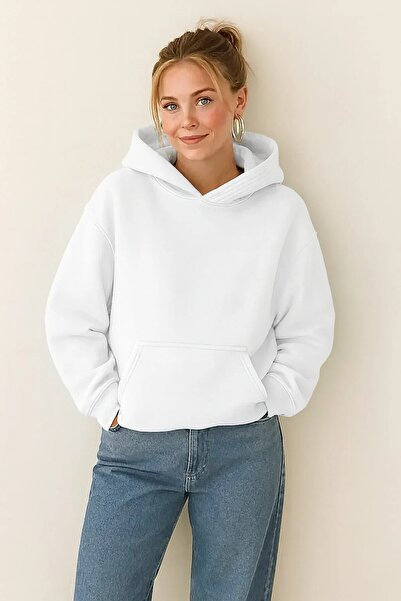 oneagılyazı Hanorac unisex din bumbac pieptănat cu 3 fire