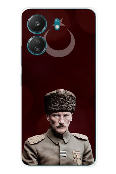 TechTree حافظة سيليكون متوافقة مع هاتف Redmi 13C Moon Star and Commander Atat...