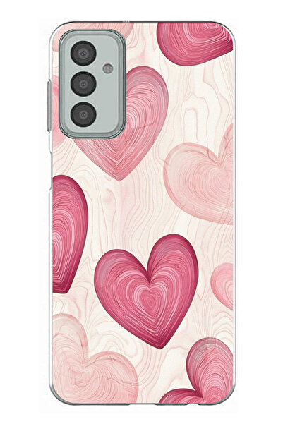 TechTree حافظة سيليكون متوافقة مع هاتف سامسونج جالاكسي M13-M23 باللون الوردي ...