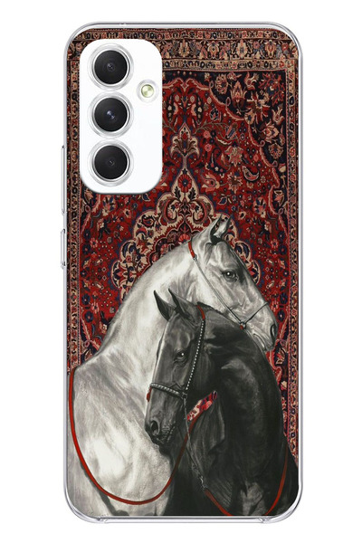 TechTree حافظة سيليكون متوافقة مع هاتف سامسونج جالاكسي A54 ذات تصميم تقليدي ب...