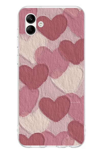 TechTree حافظة سيليكون متوافقة مع هاتف سامسونج جالاكسي A06 باللون الوردي البا...