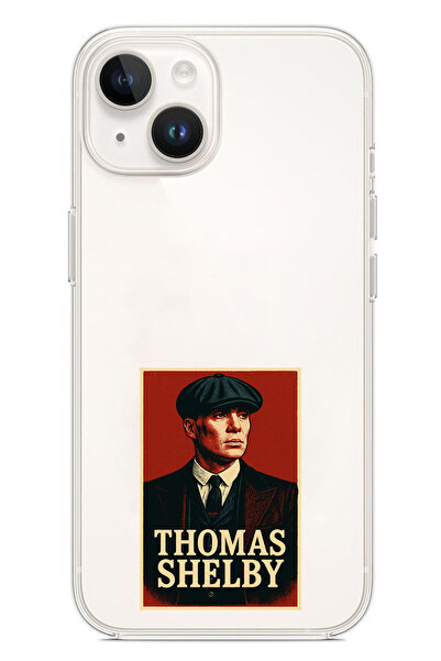 TechTree حافظة سيليكون متوافقة مع هاتف iPhone 14 PLUS من Thomas Shelby مطبوع