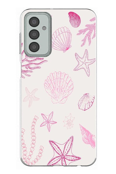 TechTree حافظة سيليكون متوافقة مع هاتف سامسونج جالاكسي M13-M23 باللون الوردي ...