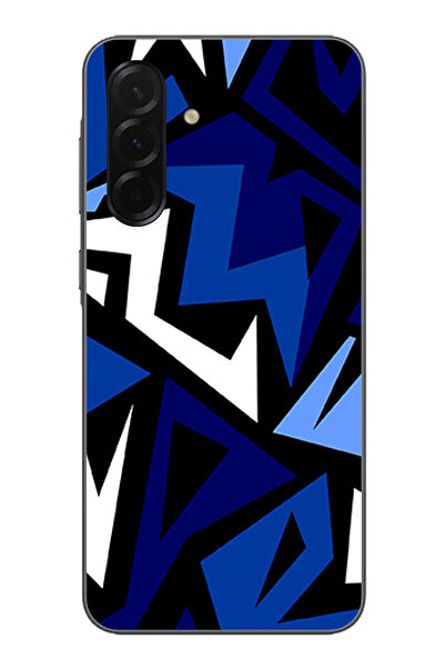 TechTree حافظة سيليكون متوافقة مع هاتف سامسونج جالاكسي A36 ذات تصميم هندسي أز...