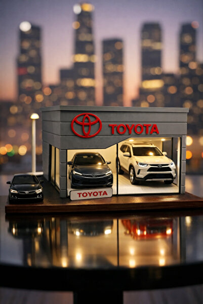 Forge Triverse Toyota Diorama Showroom Özelleştirilebilir Maket (Arabalar ve ...