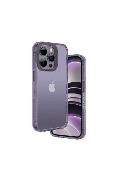 Amazingthing اميزنق ثنق -كفر حماية لامتصاص الصدمات ايفون 14 برو - بنفسجي شفاف
