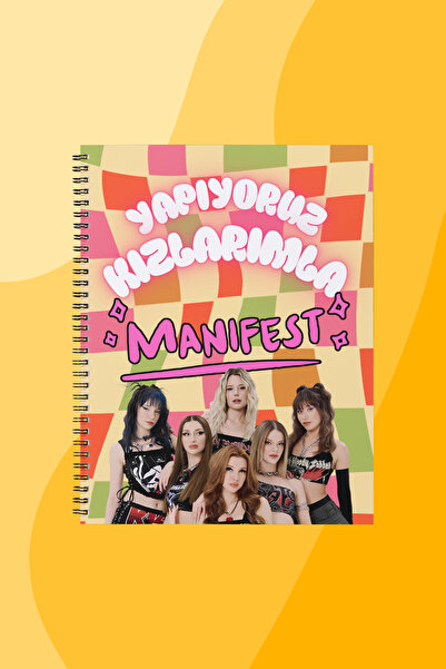 SEKİZELLİİKİ MANİFEST -BASKILI TASARIM DEFTER