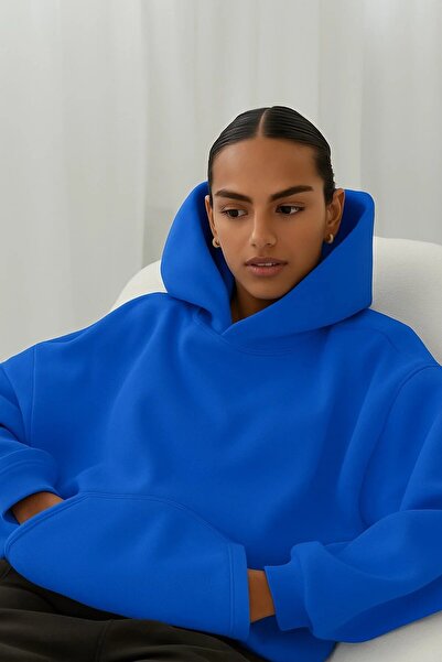 oneagılyazı Hanorac pentru femei supradimensionat Swea tricou – cu glugă , fleece cu <ne4> fire, buzunar cangur