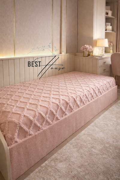 best house decor Pudra divan örtüsü 120x250 cm koltuk örtüsü,tek kişilik örtü