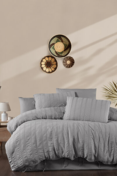 First Choice Ardus %100 Pamuk Stonewashed Çift Kişilik Nevresim Takımı