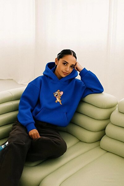 oneagılyazı Hanorac pentru femei supradimensionat Swea tricou – cu glugă , fleece cu <ne4> fire, buzunar cangur