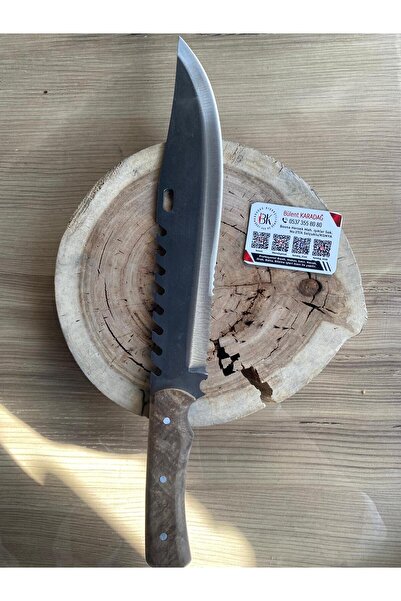 Karadağ 🔪 Avcı Bıçağı 25 cm – El Yapımı Paslanmaz Çelik Profesyonel Kamp ve ...